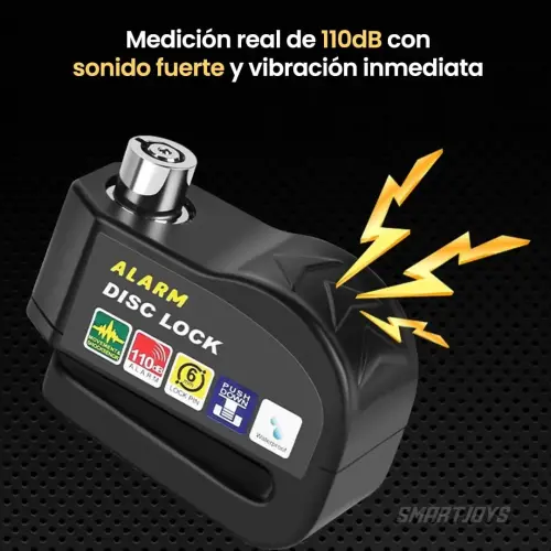 Candado De Alarma Antirrobo Para Freno De Disco De Moto's photo #2