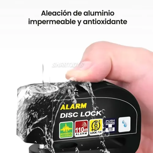 Candado De Alarma Antirrobo Para Freno De Disco De Moto's photo #3