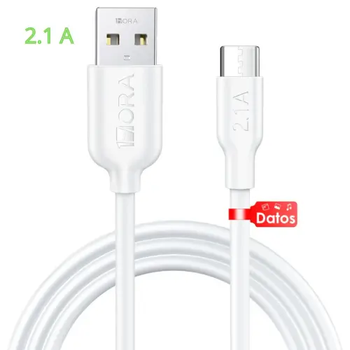 1HORA 1M Cable Tipo C 2.1A de carga y datos CAB237's photo #3