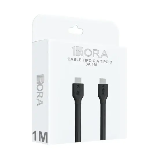 1HORA 1M Cable Tipo C a Tipo C 3A de carga y datos CAB252's photo #1