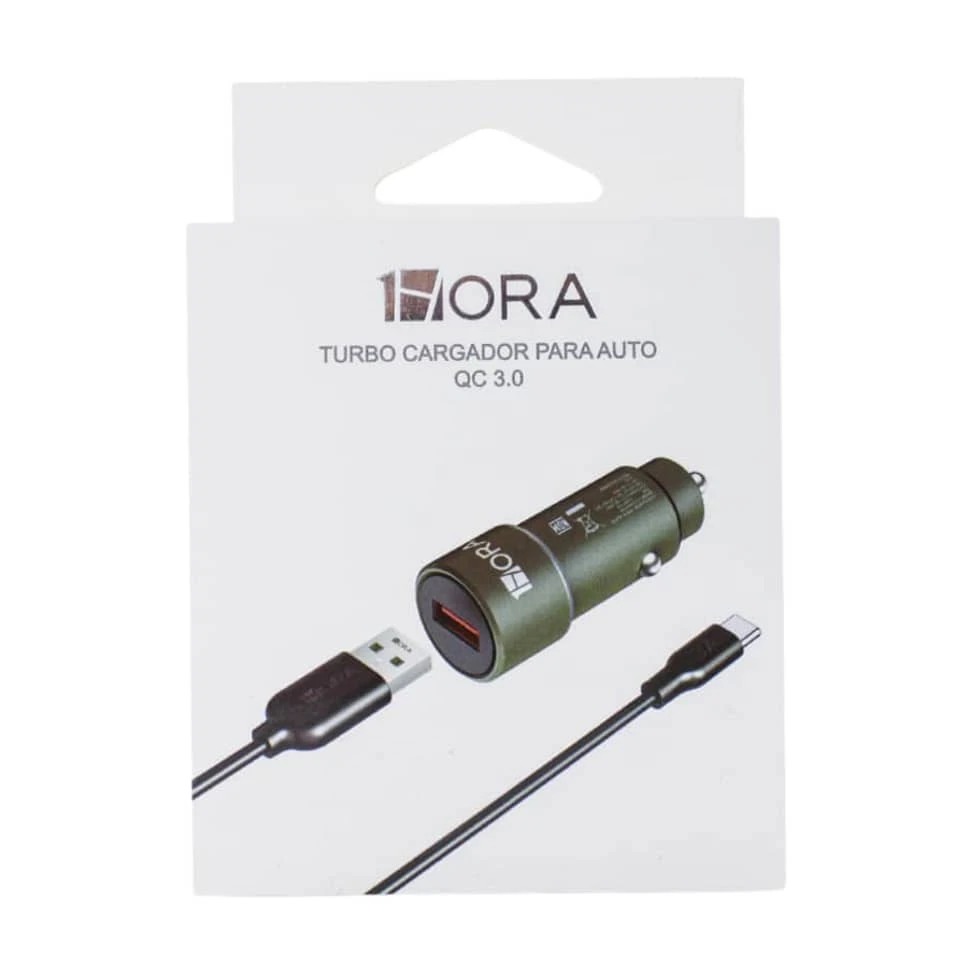1Hora Cargador para auto QC 3.0 Tipo C's foto | Sipe Center |  BizneCubano