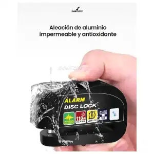 Candado De Alarma Antirrobo Para Freno De Disco De Moto miniatura 4