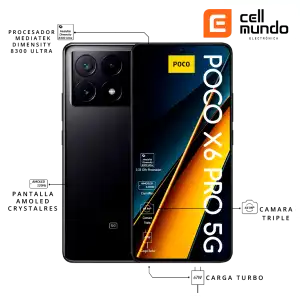 Celular Xiaomi Poco X6 Pro 5G 12/512 GB miniatura 4