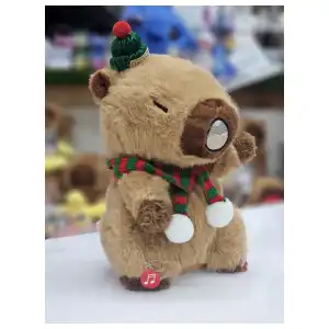 Capybara Navidad Interactivo 12 CM miniatura 1